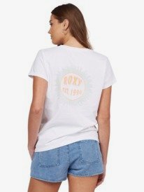 2 Oversized T-Shirt - T-shirt oversize pour Femme Blanc ARJZT06903 Roxy