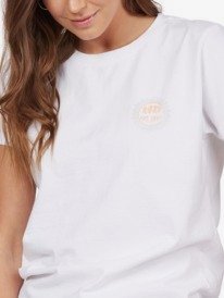 4 Oversized T-Shirt - T-shirt oversize pour Femme Blanc ARJZT06903 Roxy