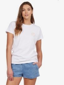 0 Oversized T-Shirt - T-shirt oversize pour Femme Blanc ARJZT06903 Roxy