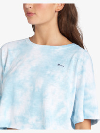 6 Happy Palms - Übergroßes T-Shirt für Frauen Blau ARJZT06980 Roxy