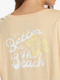 3 Better Beach - T-Shirt for Women - Beige Beige ARJZT07498 Roxy
