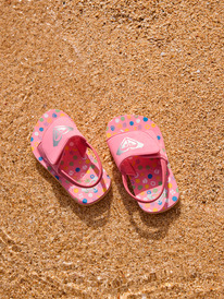 1 Finn - Sandals for Girls Pink AROL100012 Roxy