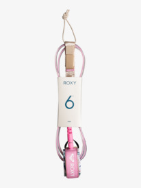 0 Fiji 6' - Leash de surf pour Femme Rose EGL21RLFJ6 Roxy