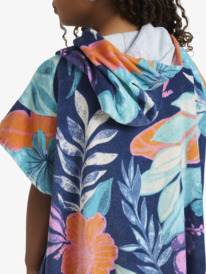 4 Rg Stay Magical Printed - Toalla poncho para chicas Azul ERGAA03226 Roxy