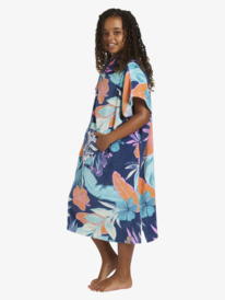 3 Rg Stay Magical Printed - Toalla poncho para chicas Azul ERGAA03226 Roxy