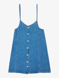 0 Radiant Skies - Denim Dress for Girls 4-16 Blue ERGDD03003 Roxy