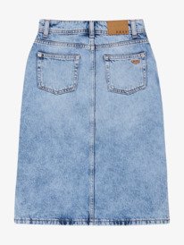 1 Glossy Candy - Mittellanger Jeansrock für Mädchen 4-16 Blau ERGDK03004 Roxy