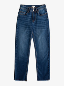 5 Think Twice - Kürzere Jeans mit Straight Fit für Mädchen  ERGDP03070 Roxy
