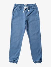 0 Real Emotion - Elastische Denim Joggingbroek voor Meisjes  ERGDP03071 Roxy