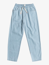 6 Bottom Of The Ocean - Denim Jogger for Girls 4 - 16 Blue ERGDP03077 Roxy