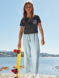 4 Bottom Of The Ocean - Pantalón de chándal en denim para Chicas (4 - 16 años) Azul ERGDP03077 Roxy