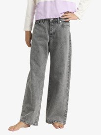 1 Dawn Patrol Mid Lava - Jeans à coupe ample pour Fille 4-16 Noir ERGDP03081 Roxy