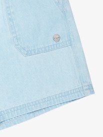 2 Call On Me - Lichte Denim Short voor Meisjes 4-16 Blue ERGDS03090 Roxy