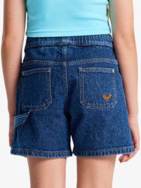 2 Surfside Spirit - Denim Shorts for Girls 4-16 Blue ERGDS03091 Roxy