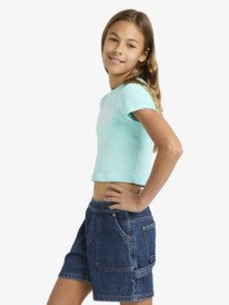 3 Surfside Spirit - Denim Shorts for Girls 4-16 Blue ERGDS03091 Roxy