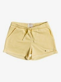 0 Be My Life A - Short de felpa con tejido orgánico para Chicas 4-16 Amarillo ERGFB03193 Roxy