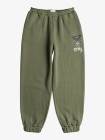 0 Surf Feeling    - Pantaloni da jogging da Ragazza 4-16 Green ERGFB03316 Roxy