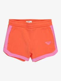 3 Active Teenager - Elastic Waist Shorts for Girls 4 - 16 Orange ERGFB03323 Roxy