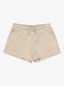 0 Surf Feeling - Joggingshorts mit elastischem Bund  für Mädchen 4 - 16 Beige ERGFB03325 Roxy