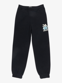 1 Surf Feeling Wide Brushed - Jogginghose für Mädchen 4-16 Schwarz ERGFB03337 Roxy