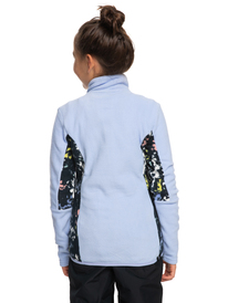 6 Sayna - Fleece met Halve Rits voor Meisjes Black ERGFT03756 Roxy