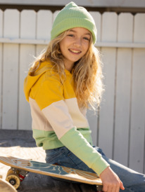 1 Down The River - Sudadera con Capucha para Chicas Verde ERGFT03761 Roxy
