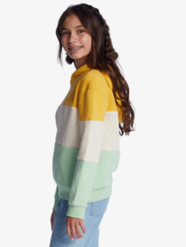 6 Down The River - Sudadera con Capucha para Chicas Verde ERGFT03761 Roxy