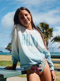 0 Im So Blue - Sweatshirt für Mädchen (10-16 Jahre) Blau ERGFT03879 Roxy