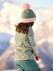 2 Igloo - Zip-Up Sweatshirt for Girls 8 - 16 Green ERGFT03943 Roxy