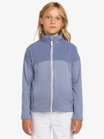 3 Sidley - Sweatshirt com fecho de correr para Raparigas 8 - 16 Azul ERGFT03944 Roxy