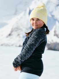 0 Whitecamp Half Zip - Technical Fleece for Girls 8-16 Black ERGFT03945 Roxy