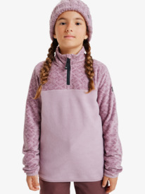 0 Whitecamp - Sudadera con media cremallera para Chicas (8 - 16 años) Rosa ERGFT03945 Roxy