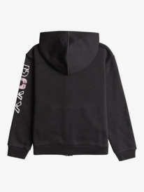 1 Surf Feeling - Sweat à capuche zippé pour Filles 4-16 ans Noir ERGFT03952 Roxy