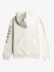 1 Surf Feeling - Hoodie met Rits voor Meisjes 4-16 White ERGFT03952 Roxy