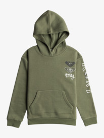 0 Surf Feeling - Hoody voor Meisjes 4-16 Green ERGFT03953 Roxy