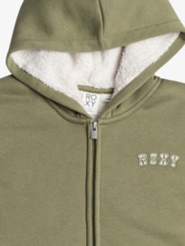 2 Different Pulses - Sweat à capuche zippé pour Filles 4-16 ans Vert ERGFT03968 Roxy