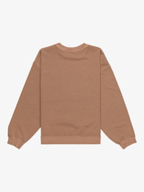 1 Lineup - Oversized Sweater voor Meisjes 4-16 Brown ERGFT04002 Roxy