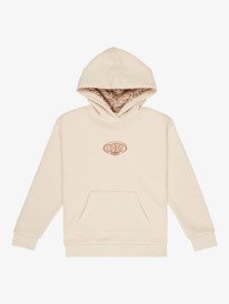 0 Hope You Trust - Sweat à capuche décontracté pour Fille 4-16 Beige ERGFT04022 Roxy