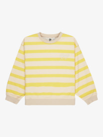 6 Little Things - Gestreepte sweater met relaxed fit voor Meisjes 4-16 Yellow ERGFT04023 Roxy