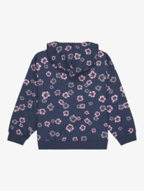 1 Twenty Five Miles - Printed Zip Hoodie for Girls 4-16 Blue ERGFT04024 Roxy