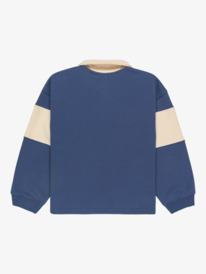 5 Iconic Waves - Sweatshirt mit Hemdkragen im Colorblock-Design für Mädchen 4-16 Blau ERGFT04025 Roxy