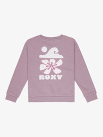 1 Surf Feeling Brushed - Sweatshirt für Mädchen 4-16 Violett ERGFT04026 Roxy