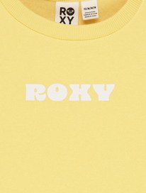 2 Surf Feeling Brushed - Felpa da Ragazza 4-16 Yellow ERGFT04026 Roxy