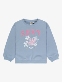 0 Morning Hike Brushed - Sudadera de corte relajado para chicas 4-16 Azul ERGFT04027 Roxy