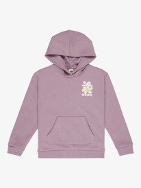 0 Surf Feeling Brushed - Felpa con cappuccio da Ragazza 4-16 Purple ERGFT04028 Roxy