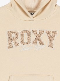 2 Surf Feeling Brushed Vt - Felpa con cappuccio a maniche lunghe da Ragazza 4-16 Beige ERGFT04033 Roxy