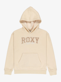 0 Surf Feeling Brushed Vt - Felpa con cappuccio a maniche lunghe da Ragazza 4-16 Beige ERGFT04033 Roxy