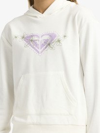 4 Surf Feeling Terry - Sweat à capuche pour Fille 4-16 Blanc ERGFT04041 Roxy