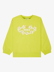 0 Morning Hike Terry - Sweatshirt for Girls 4-16 Green ERGFT04043 Roxy