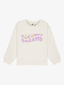 0 Morning Hike Terry - Sweat pour Fille 4-16 Blanc ERGFT04043 Roxy